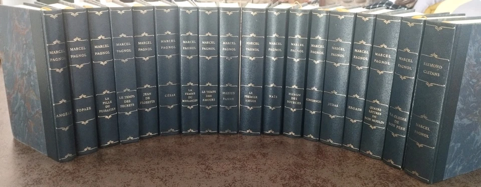 Collection complète Marcel Pagnol - 34 Titres - 18 Livres - Rare - Littérature - Photo 4/4