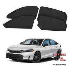 Car Window Shades for Civic 2017-2024 - 4 Pcs Magnetic Car Window Shades 17-24 