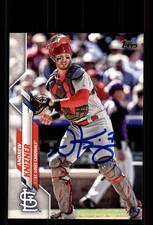 Signed Baseball Card Auto Andrew Knizner 2020 Topps Update #U-146 Cardinals
