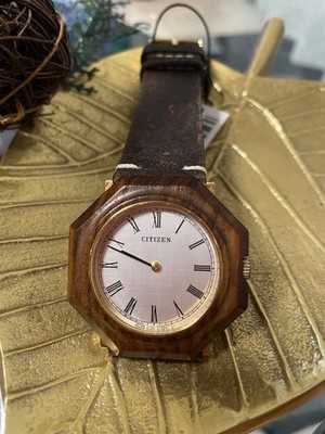 CITIZEN Afrocraft Rosewood Case, Overhauled, Manual Winding