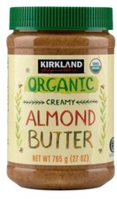 Kirkland Signature USDA Organic Creamy Almond Butter 27 Ounce