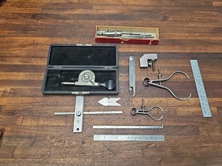 K718 vintage MACHINIST TOOLS ALL STARRETT