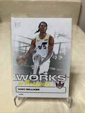 2024-25 Panini Court Kings - Works in Progress Cody Williams #1 (RC)