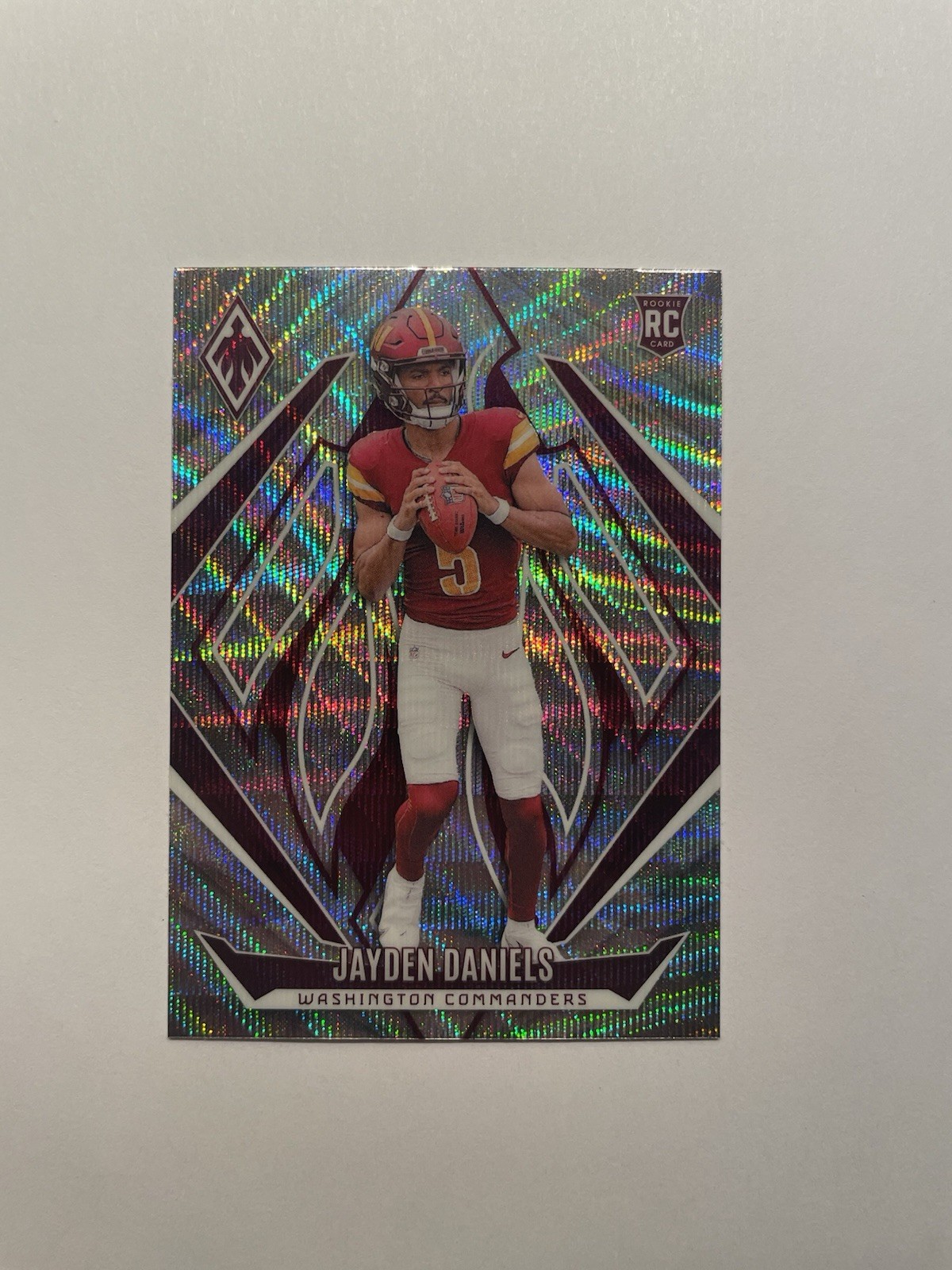 2024 Panini Phoenix - Jayden Daniels #198 Rookie RC - Silver Wave