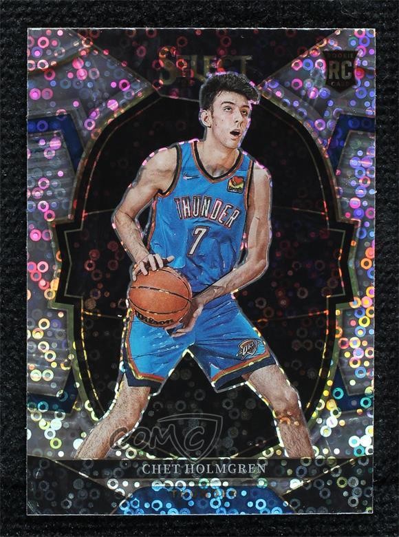 2022-23 Panini Select Concourse Disco Prizm Chet Holmgren #83 Rookie RC