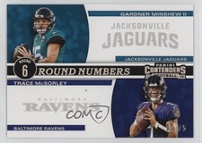 2019 Contenders Round Numbers Silver /75 Gardner Minshew II Trace McSorley 11z5