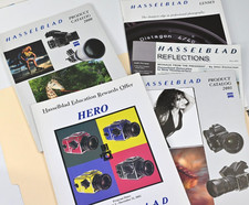 Lot of 4 Hasselblad Camera and Lenses Product Catalog Guides '2000 2001 2002'