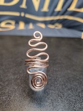 Solid Pure Copper Minimalist Healing Ring, Handmade, Unisex, Infinity Ring