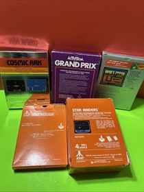 Atari 2600 Video Game Console  with Boxed Games-tested Works