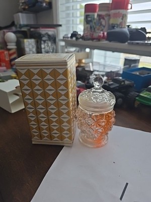 Avon 1973 Crystal Facets Roses, Roses Cologne Gelee with Box
