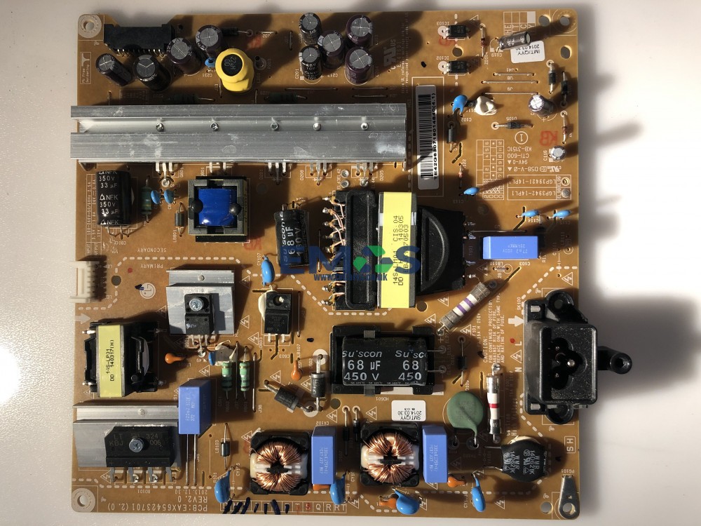 EAY63071901 POWER SUPPLY FOR LG GENUINE 42LB5500-ZA.BEKWLJG (EAX65423701(2.0)) (