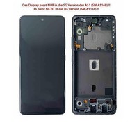 Original Samsung Galaxy A51 5G SM-A516B Amoled Display Touchscreen In Schwarz