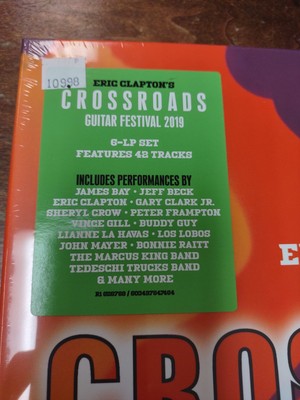 ERIC CLAPTON - CROSSROADS GUITAR FESTIVAL 6LP BOX SET BRAND NEW