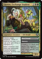 Lluwen, Exchange Student 199 Foil Secrets of Strixhaven Magic: The Gathering