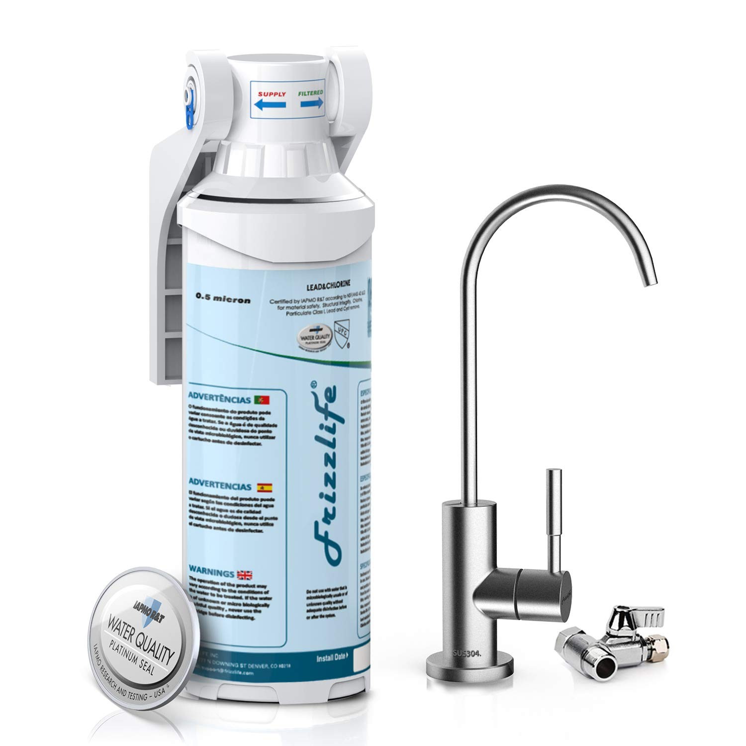 Under Sink Water Filter-NSF/ANSI 53&42 Certified Drinking Water ...