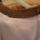 Wee Smiles Pink Brown 100% Cotton Knit Graphic Bodysuit SS Snap Princess 6M — photo 7