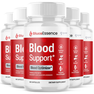 (5 Pack) Gluco Essence Advanced Blood Support Glycogen Supplement 300 Capsules