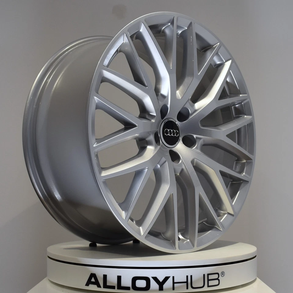 ORIGINAL AUDI A8 4H S-LINE 20" ZOLL Y SPEICHE SILBER ALUFELGE X1 4H0601025BT - Bild 2 von 3