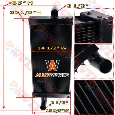 RE596982 Radiator for John Deere 8100 8100T 8300 8300T 8410 8410T 8400 8400T