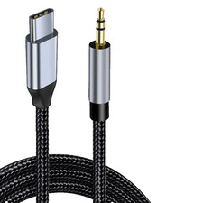 Type-C to 1m AUX Cable   USB-C to Audio Jack Adapter for Car  Headphones