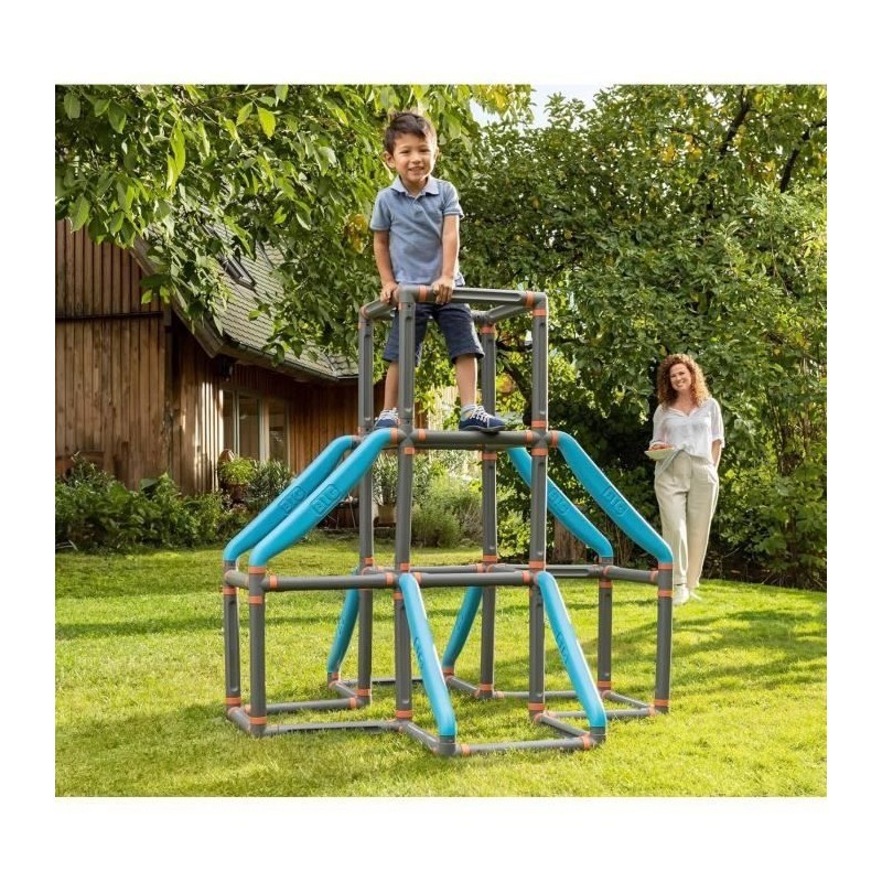 Structure d'escalade BIG aire de jeux extérieure bois enfant xxl - 4