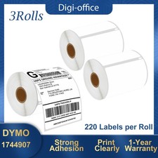 3Rolls 1744907 Shipping Labels 4" x 6" Used with DYMO Labelwriter 4XL 220/R