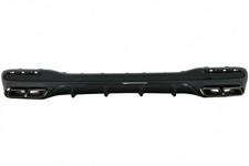 Diffusor Auspuff Tipps f&uuml;r Mercedes GLE W166 SUV Sport Line 15-18 Night Package