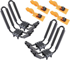 Kayak Roof Rack 2 Pairs Heavy Duty J-bar Carrier Holder For Canoe Suv Cars