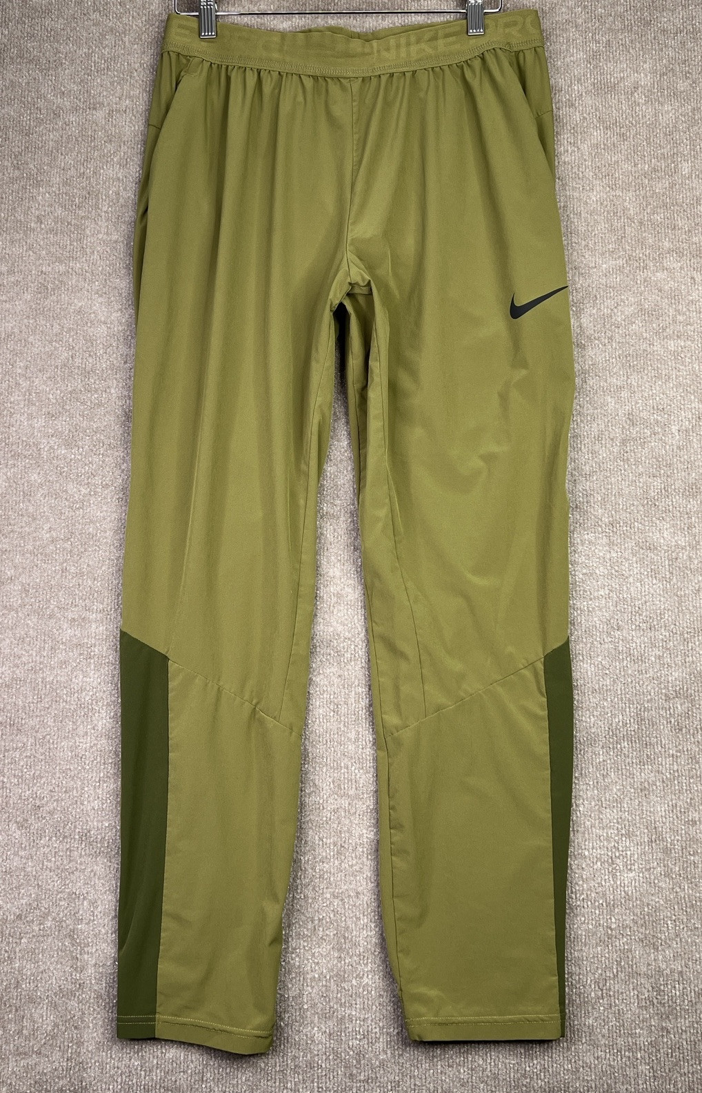 Nike Pro Flex Vent Pants Max Mens Large Green Training Dri-Fit DM5948