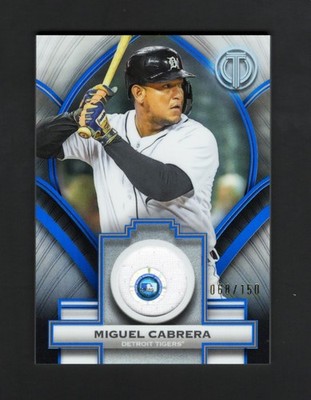 2026 Topps Tribute Miguel Cabrera /150 Stamp Of Approval Relic Blue #SOA-MC