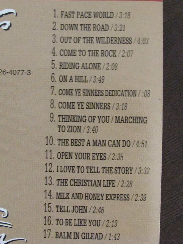 Dennis Agajanian Out Of The Wilderness CD Country Folk Gospel AR-1067 NM OOP Foto 4 de 4