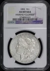 1892 Morgan Dollar NGC AU Details Harshly Cleaned