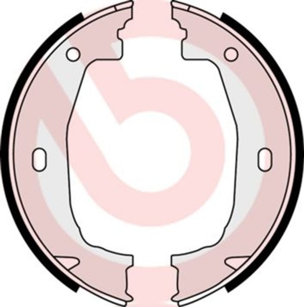 Brembo Handbremsbacken Hinten FüR BMW 1ER F20 F21 2ER F22 F87 3ER E46 E90 E92-image