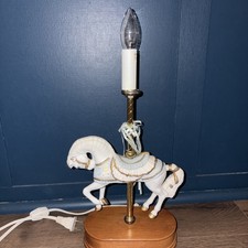 Vintage House of Lloyd Carousel Horse Lamp 1989 