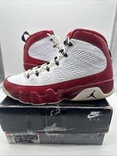 Air Jordan 9 Retro White Gym Red Size 12