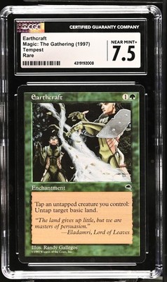 Magic the Gathering Earthcraft *CGC Graded* MTG Tempest 