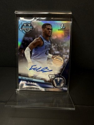 2023-24 Bowman U Chrome Eric Dixon 1st Bowman Auto 130/250 Villanova BCPA-ED