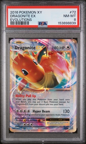 Dragonite-EX graded PSA 8 for sale on eBay