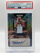 Tahaad Pettiford 2024 Prizm Sensational Sig MOJO Autograph PSA 10 20/25