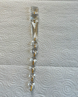 Clear Crystal Chandelier Ceiling Light Fixture, Hardwired Indoor Wall Switch