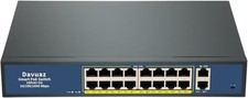 Gigabit PoE Switch   16 Ports mit Stromversor...