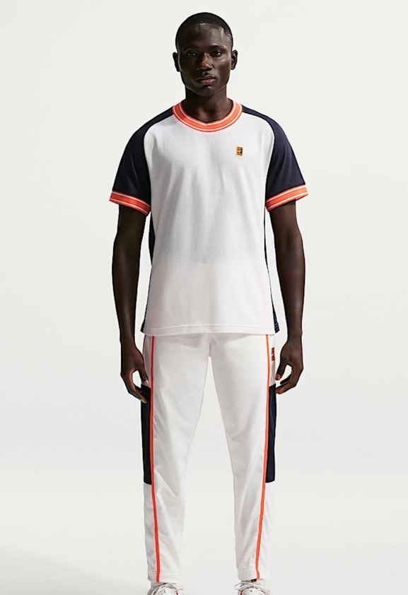 Nike Court Heritage Short Sleeve Tennis Pickleball Top FN0318-133