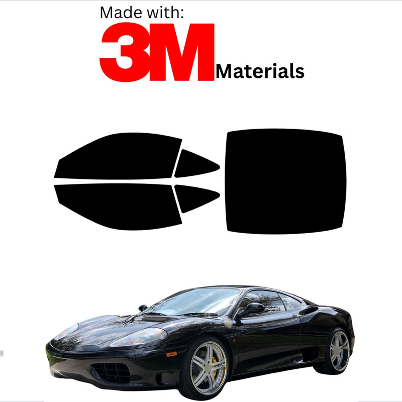 Precut Window Tint For Ferrari 360 Modena Coupe 95-05 Ceramic Made With 3M
