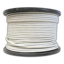 500 ft reel roll XLR MIC MICROPHONE BALANCED SHIELDED PRO AUDIO CABLE WIRE WHITE