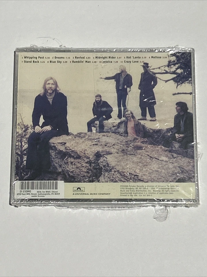 The Allman Brothers Band The Best Of: 20th Century Masters CD 2000 NEW SEALED - Image 2 of 2