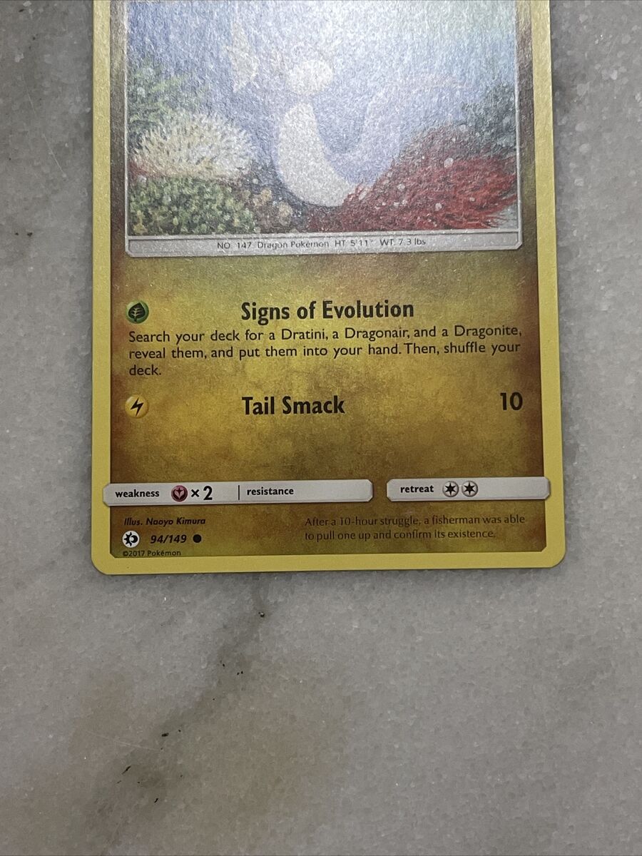 Pokemon Dratini Basic Trading Card HP 60 Dragon Pokemon 94 Pokemon Dratini Basic Trading Card HP 60 Dragon Pokemon 94