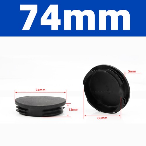 Round Plastic End Caps For Tubing Pipe Inserts Bungs Feet Blanking Plugs / Black - Picture 31 of 35
