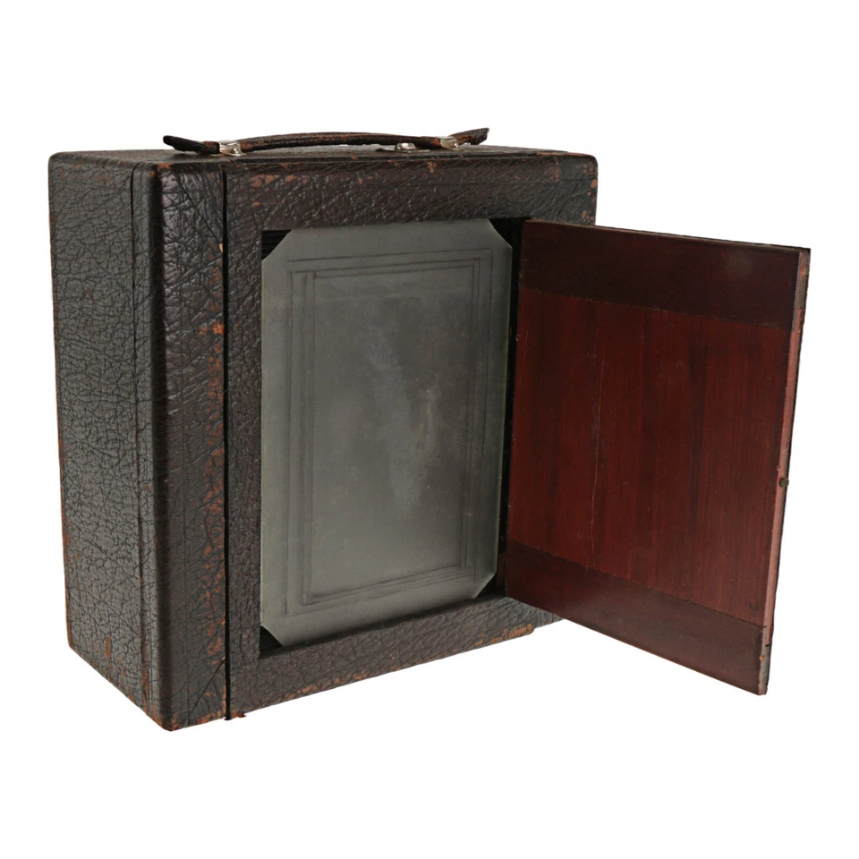 Conley 5x7 Film Large Format View Camera with Red Bellows and 4 Plate Holders - Image 2 of 4