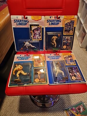 Kenner 1990 GARY SHEFFIELD ROOKIE Starting Line Lot Kirby Puckett Nolan Ryan 