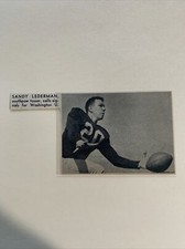 Sandy Lederman Washington Huskies 1955 S&S Football Pictorial CO Panel